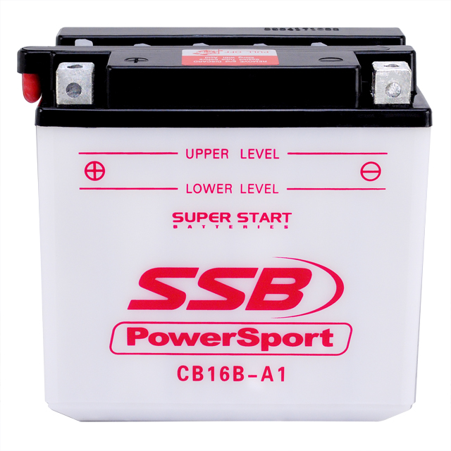 CB16B-A1 SSB Powersport Flooded Motorcycle Battery - Superstart Batteries