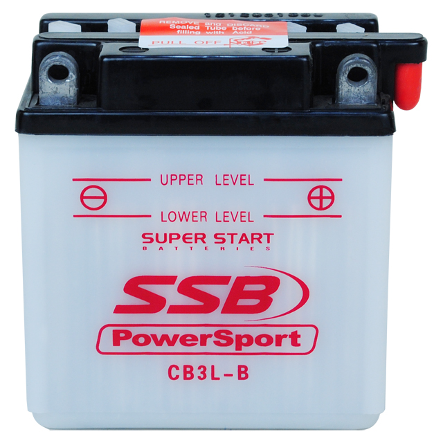 CB3L-B SSB Powersport Flooded Motorcycle Battery - Superstart Batteries