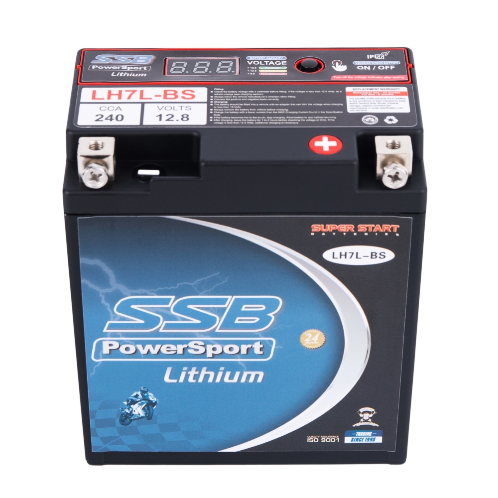 LH7L-BS SSB High Performance Lithium Motorcycle Battery - Superstart ...